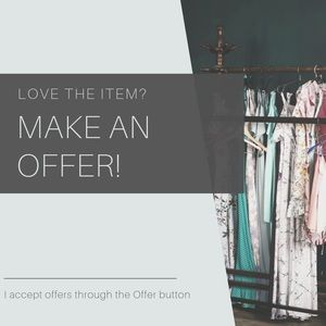 Love an item? Make an Offer!